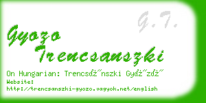 gyozo trencsanszki business card